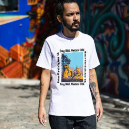 Camiseta Fique Selvagem, Criança de Montana | Natureza West