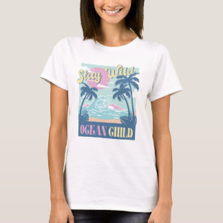 Camiseta Fique Selvagem, Criança do Oceano