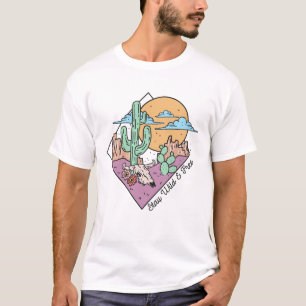 Camiseta Fique Selvagem E Livre