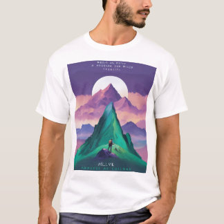 Camiseta "Fique Selvagem, Fique Livre"