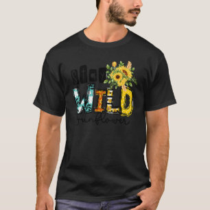 Camiseta Fique Selvagem Girassol Paz Vaqueira Hippie G