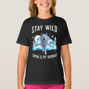 Camiseta Fique Selvagem Lobo Ártico
