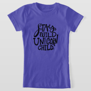 Camiseta Fique Selvagem Unicórnio