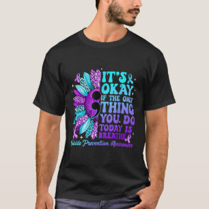 Camiseta Fique Semana de Conscientização sobre Prevenção ao