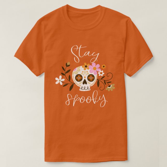 Camiseta Fique Spooky (Frente do Design)