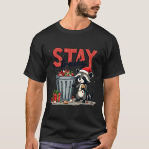 Camiseta Fique Trashy Funny Racoon Memória Feliz Anim de Na