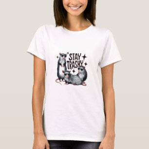 Camiseta Fique Trashy Possum