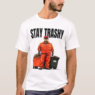 Camiseta Fique Trashy Trump Garge Eleitores Mega 2024