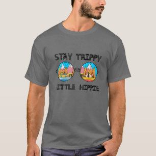 Camiseta Fique Trippy Hippie Engraçado Amor Pela Paz