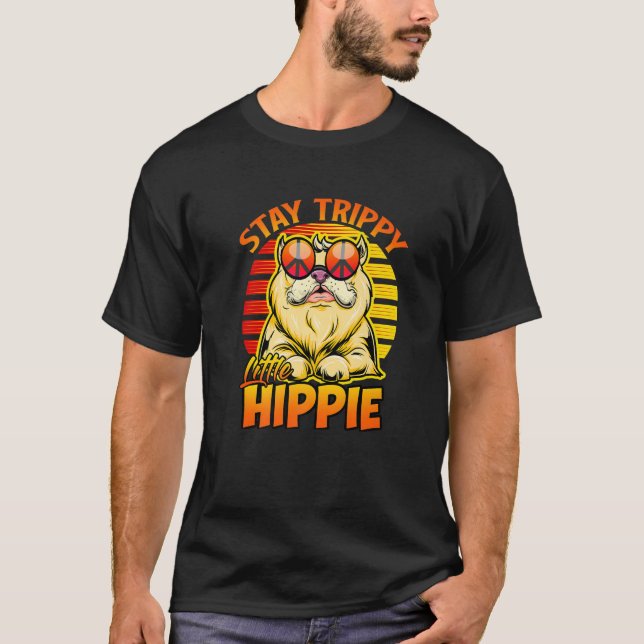 Camiseta Fique Trippy Hippie Retro Vintage 70'S Legal (Frente)