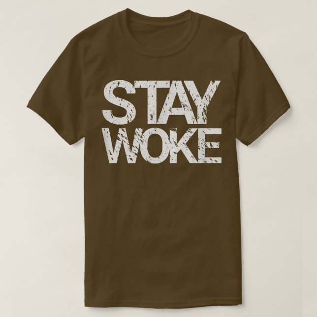 Camiseta Fique Woke  (Frente do Design)