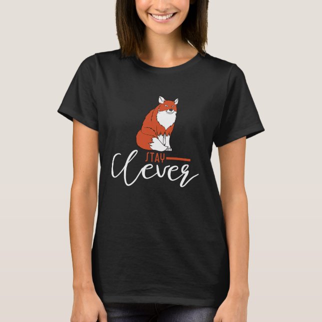 Camiseta Fiquem Cleves Com Espírito De Raposa (Frente)
