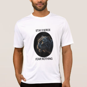Camiseta Fiquem com medo feroz de não ter pantera preta