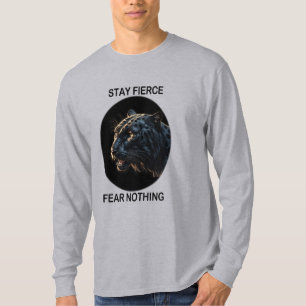 Camiseta Fiquem com medo feroz de não ter pantera preta