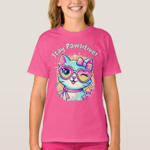 🐱 ✨ Fiquem Pawsitivos - O Tee de Gatos Mais Coraj