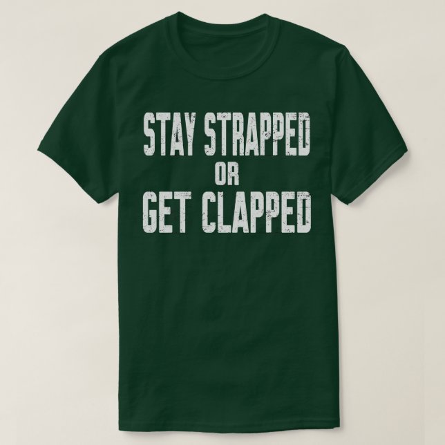 Camiseta Fiquem presos ou aplaudirem (Frente do Design)