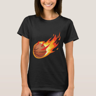 Camiseta Fire Byll Bysketbyll Shot É Fogo E Faz Jogos