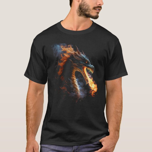 Camiseta Fire Dragon Artwork (Frente)