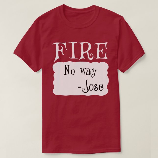 Camiseta Fire Hot Packet Halloween (Frente do Design)