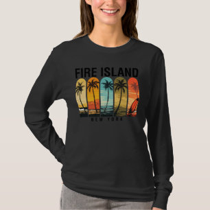Camiseta Fire Island New York Men Beach Rider Women