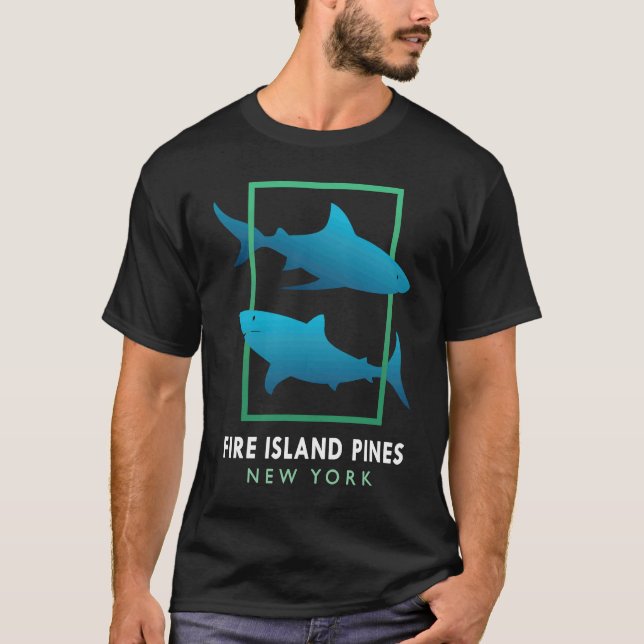 Camiseta Fire Island Pines  New York  Souvenir (Frente)
