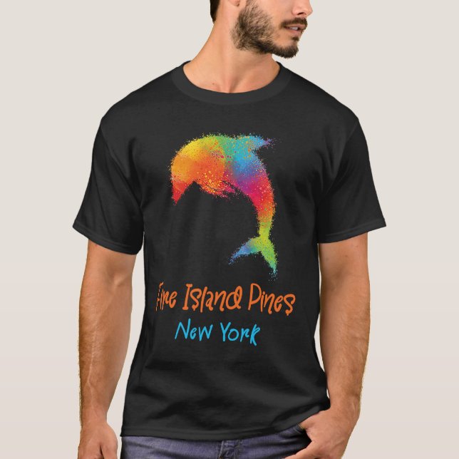 Camiseta Fire Island Pines  New York  Souvenir (Frente)