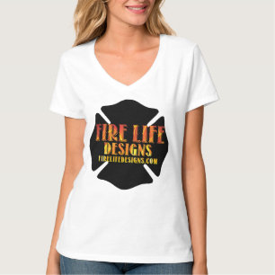 Camiseta FIRE LIFE DESIGN CO [logótipo 1]
