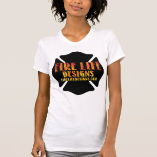 Camiseta FIRE LIFE DESIGN CO [logótipo 1]