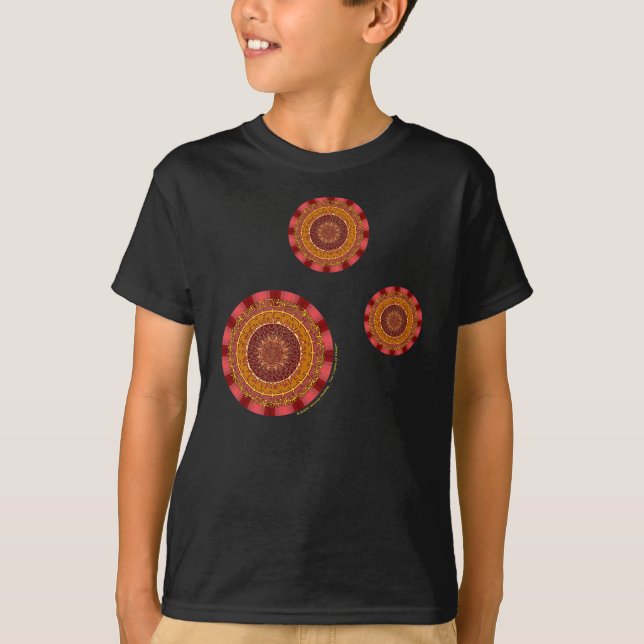 Camiseta Fire Mandala Kid e Baby Dark Shirt (Frente)