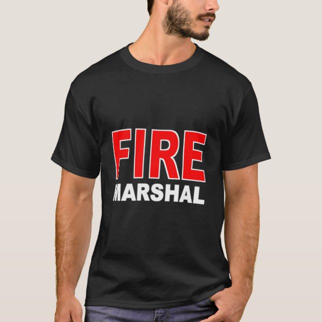 Camiseta Fire Marshal Investigator Commissioner Firefighter (Frente)