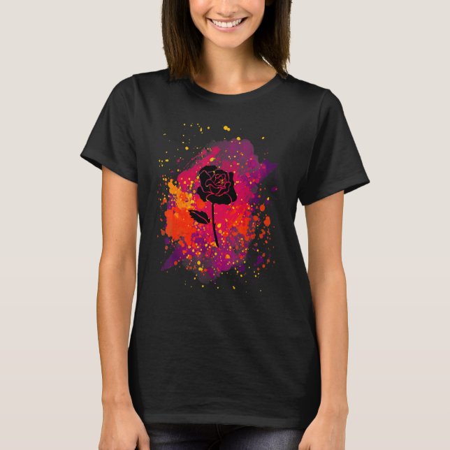Camiseta Fire Rosa Rock´n Roll (Frente)