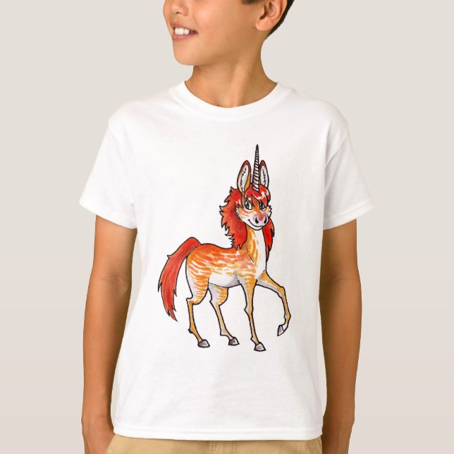 Camiseta Fire Unicorn (Frente)