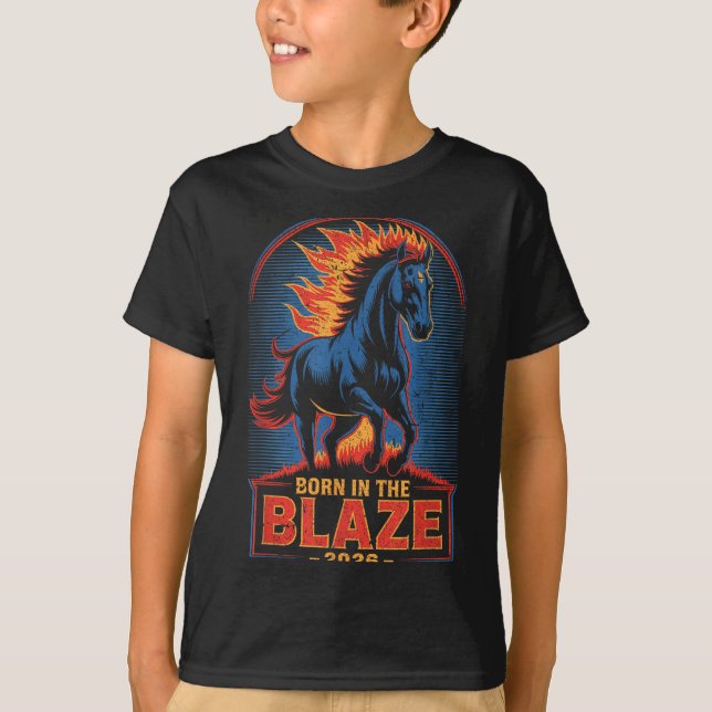 Camiseta Fire Year Of The Horse – Chinese Zodiac New Year 2 (Frente)