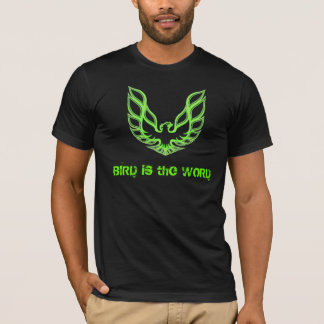 Camiseta Firebird, PÁSSARO é a PALAVRA