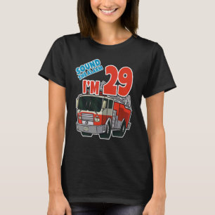 Camiseta Firecaminhão 29. Aniversário, Bombeiros Bombeiros