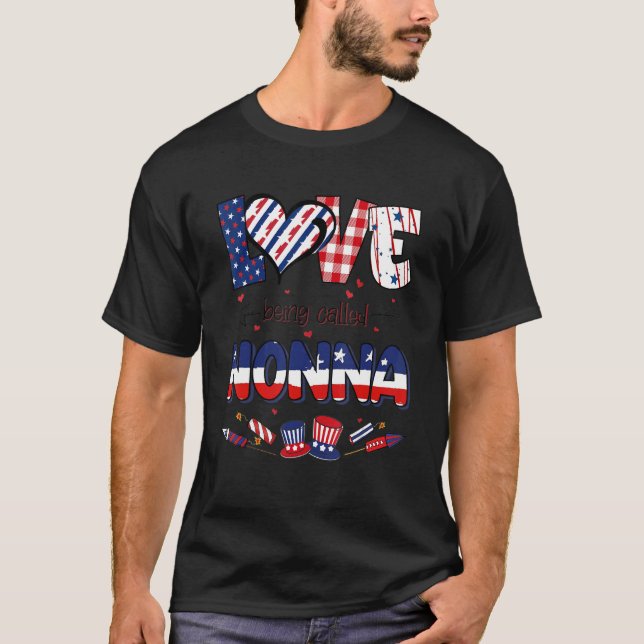 Camiseta Firecracker American Flag Orud Love Ser Chamado (Frente)