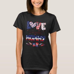 Camiseta Firecracker American Flag Orud Love Ser Chamado