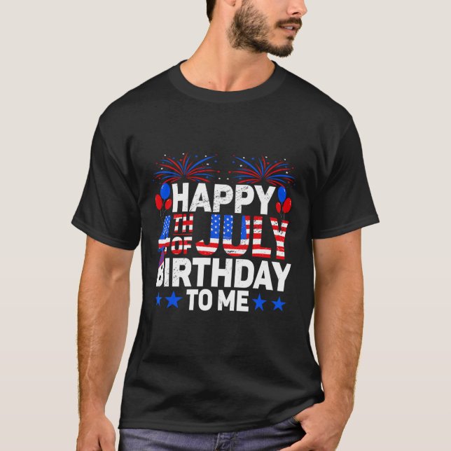Camiseta Firecracker Fireworks Usa Flag Happy 4 De Julho B (Frente)
