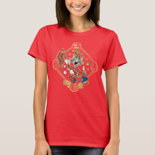 Camiseta Firecrackers de Iluminação de Tom e Jerry