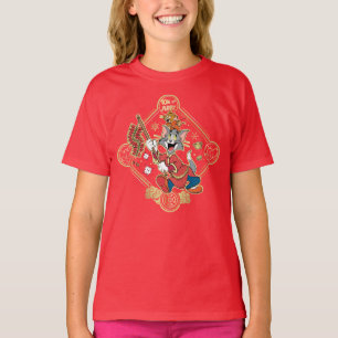 Camiseta Firecrackers de Iluminação de Tom e Jerry