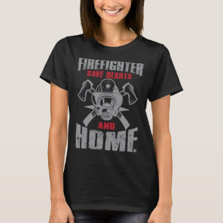 Camiseta firefighter & firetruck  for firefighters