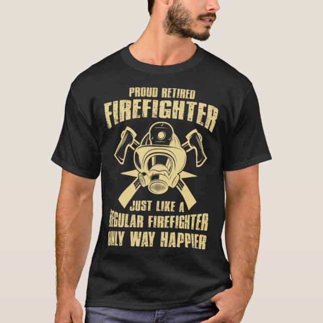 Camiseta firefighter & firetruck  for firefighters  3 (Frente)