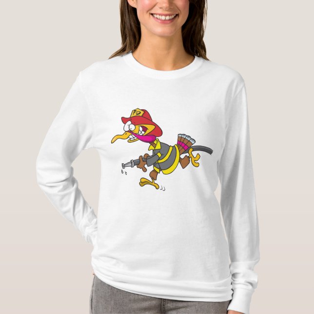 Camiseta Firefighter Turkey with Hose (Frente)