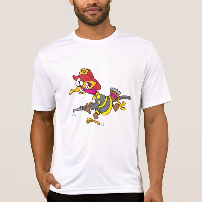 Camiseta Firefighter Turkey with Hose (Frente)