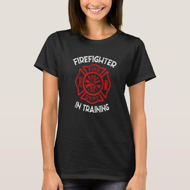 Camiseta Firefighting Men Women Funny Fireman Firefighter I (Frente)