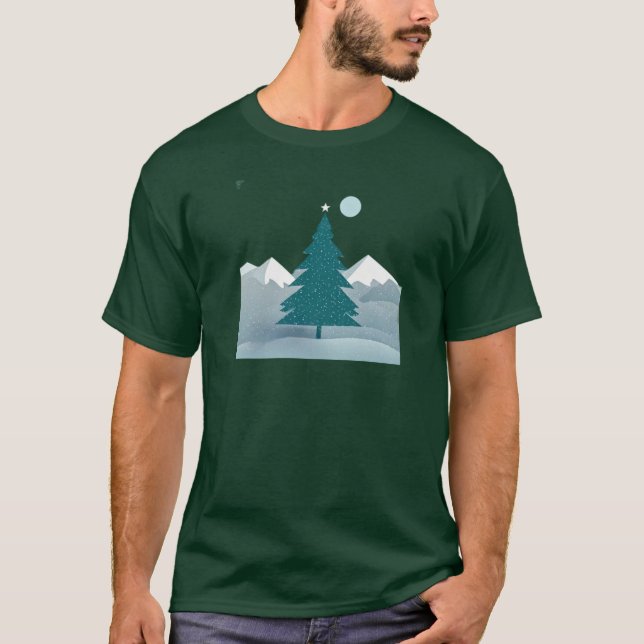 Camiseta Firefly Mountain: Uma camisa-do-onde de inverno mi (Frente)