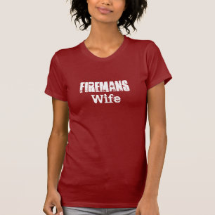 Camiseta Firemans, t-shirt da esposa