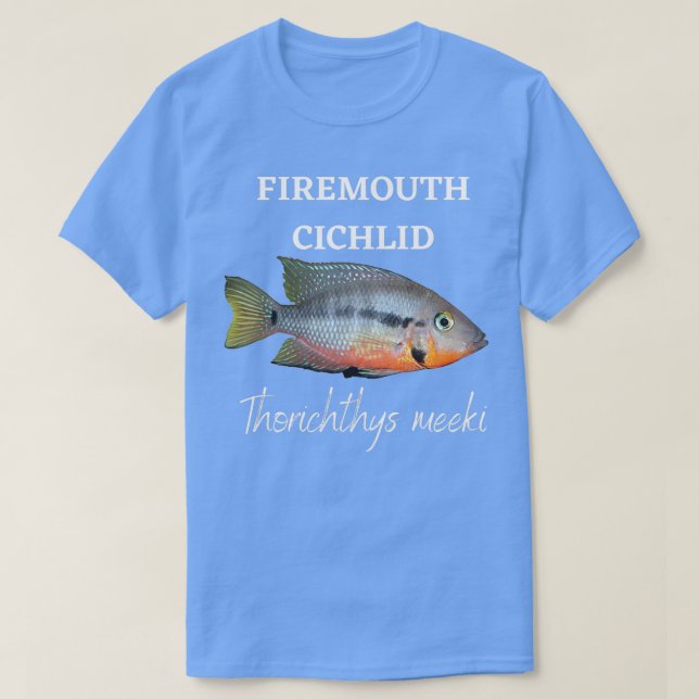 Camiseta Firemouth Cichlid (Frente do Design)