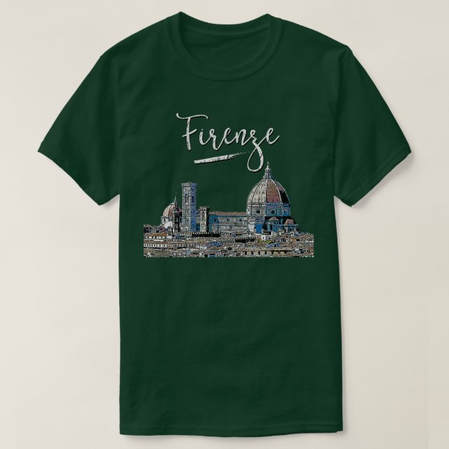Camiseta Firenze Florence Italiana Souvenir Europe Itália T (Frente do Design)