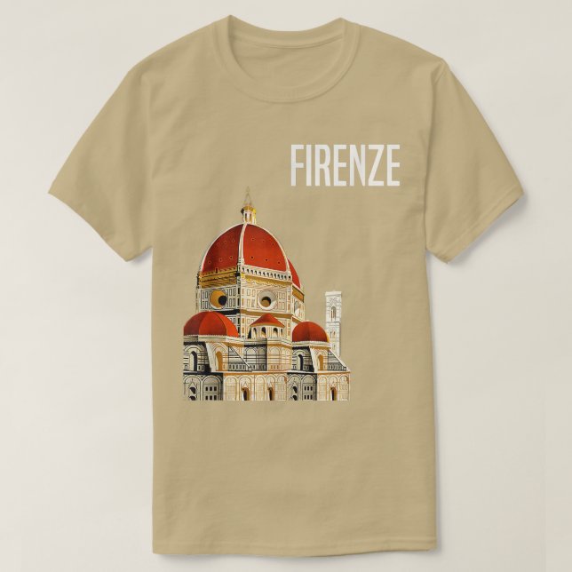 Camiseta Firenze   Florence Italy vacation tee  (Frente do Design)